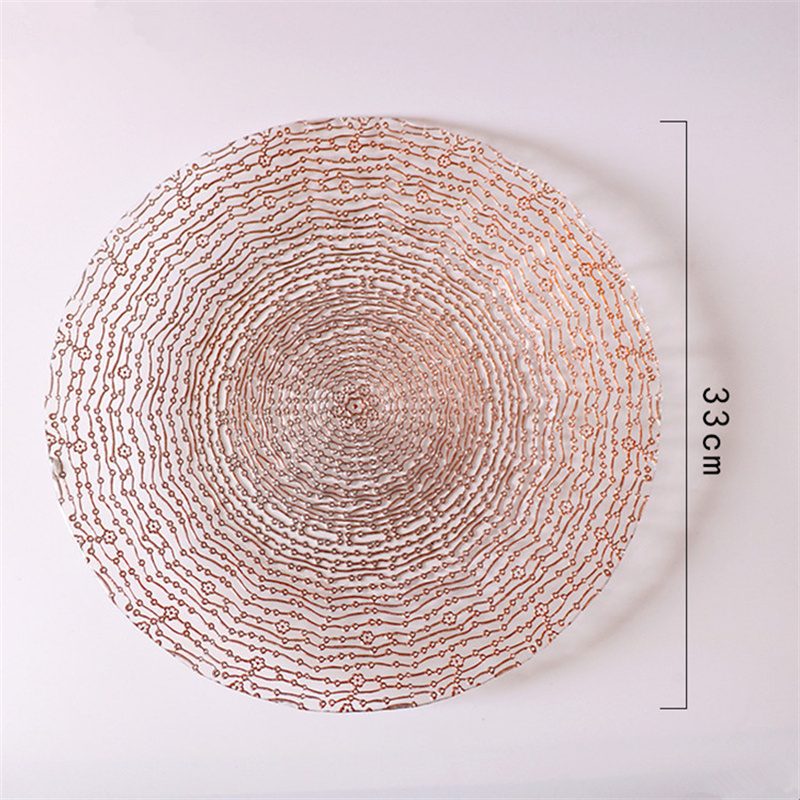 Wholesale Glass Charger Plate PZ-004 - Image 1